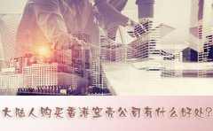 大陸人購(gòu)買香港空殼公司有什么好處？